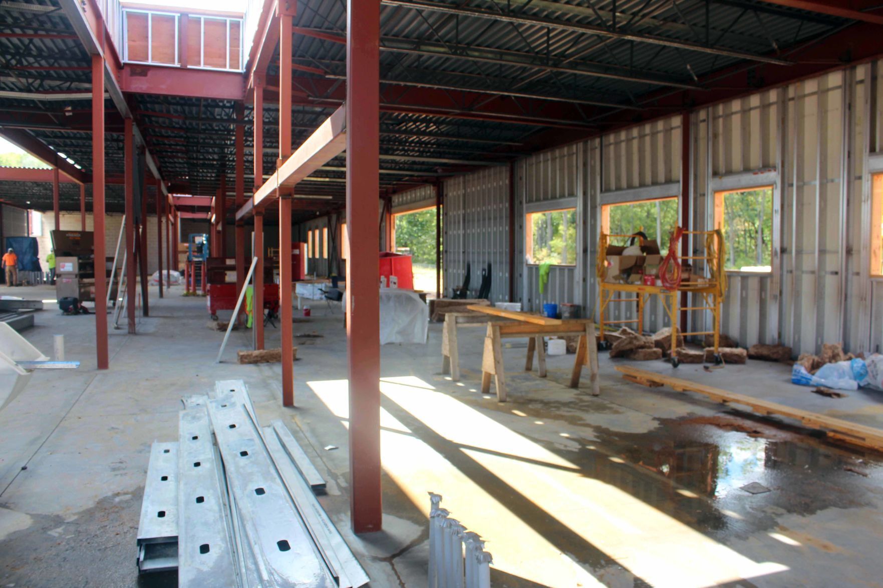 Lake Delton's new police station inside